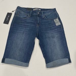 Mavi Karly Mid Rise Bermuda Jean Shorts 26